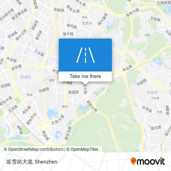 坂雪岗大道 map