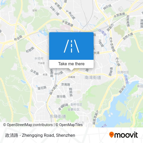 政清路 - Zhengqing Road map