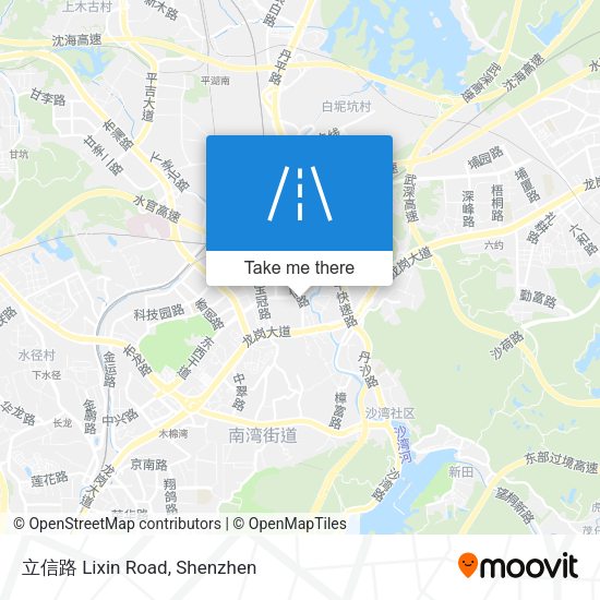 立信路 Lixin Road map