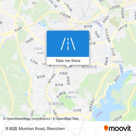 木棉路 Mumian Road map