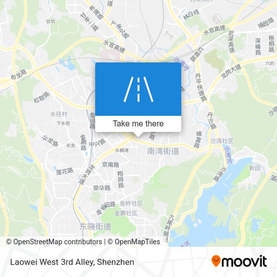 Laowei West 3rd Alley map