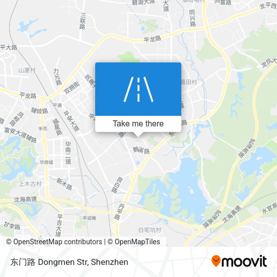 东门路 Dongmen Str map
