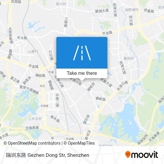 隔圳东路 Gezhen Dong Str map