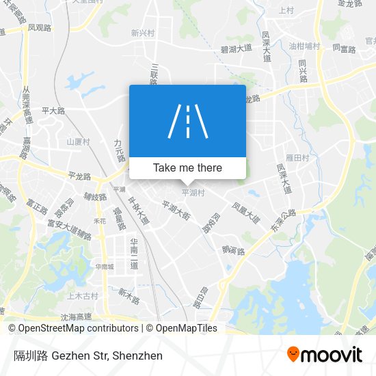 隔圳路 Gezhen Str map