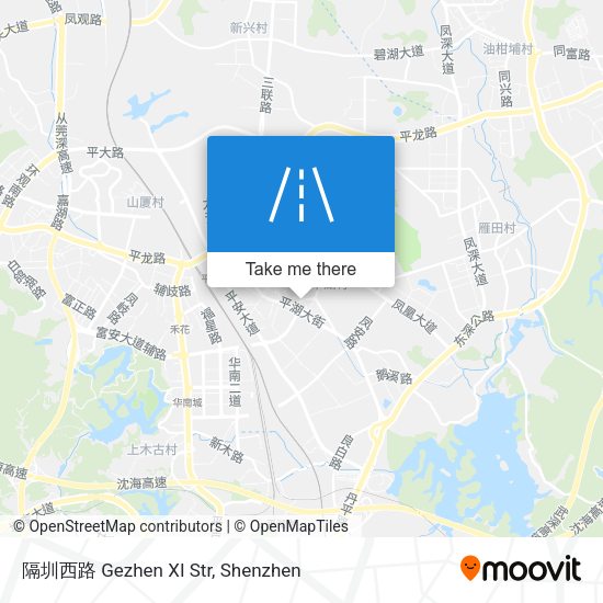 隔圳西路 Gezhen XI Str map