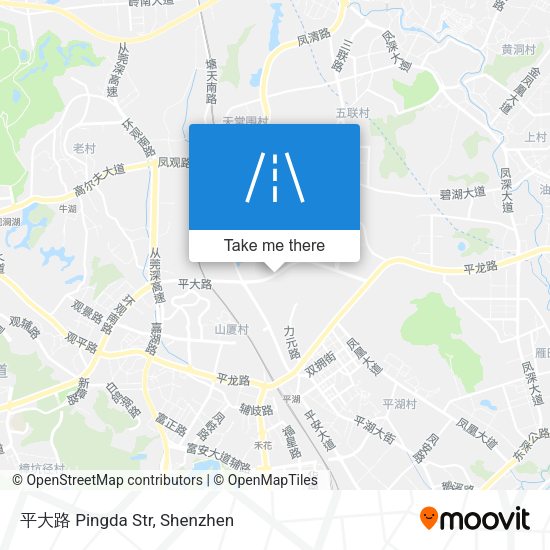 平大路 Pingda Str map
