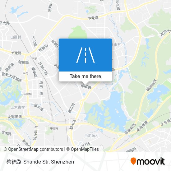 善德路 Shande Str map