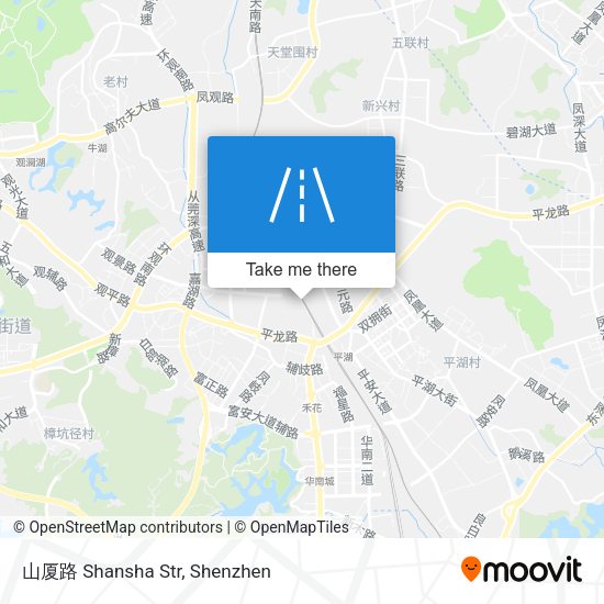 山厦路 Shansha Str map