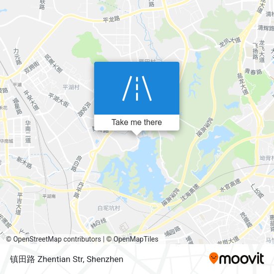 镇田路 Zhentian Str map