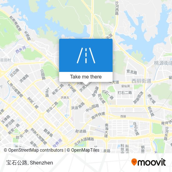 宝石公路 map