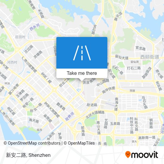 新安二路 map