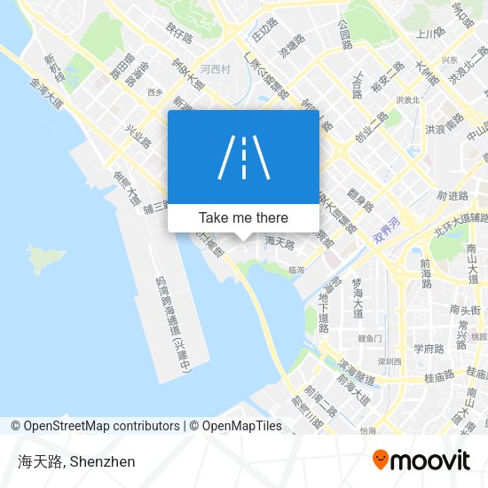 海天路 map