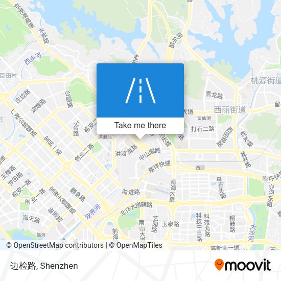 边检路 map