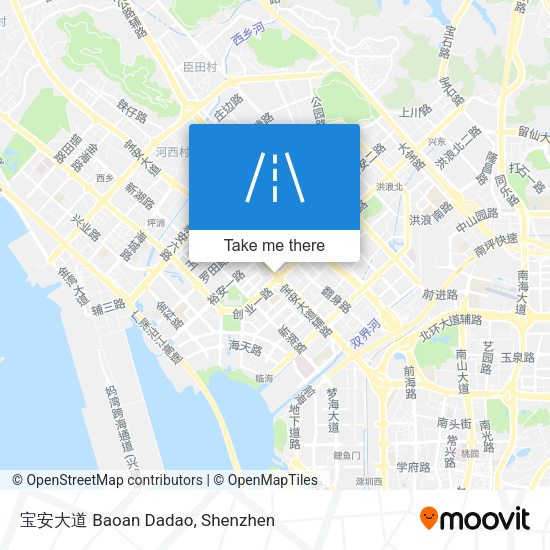 宝安大道 Baoan Dadao map