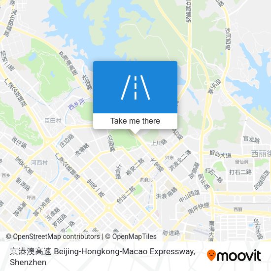 京港澳高速 Beijing-Hongkong-Macao Expressway map
