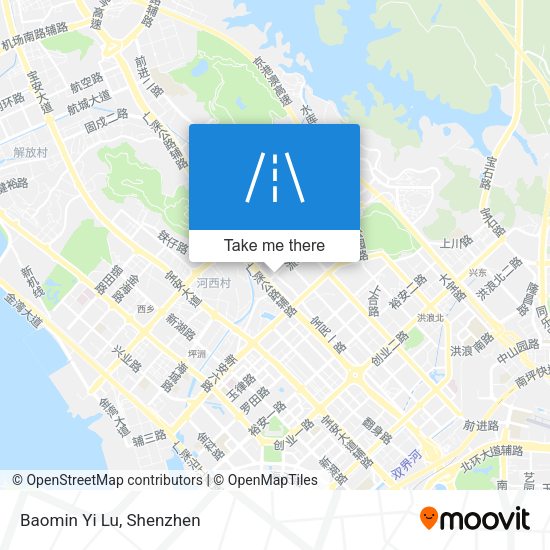 Baomin Yi Lu map