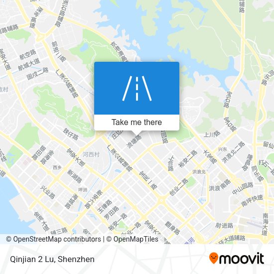 Qinjian 2 Lu map