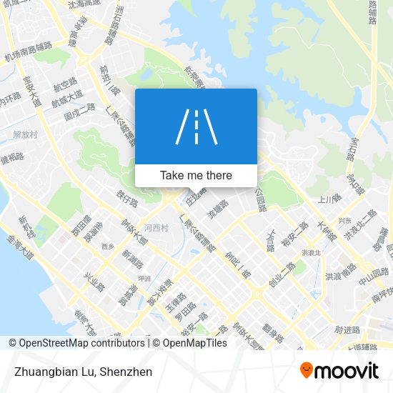 Zhuangbian Lu map