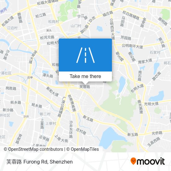 芙蓉路 Furong Rd map