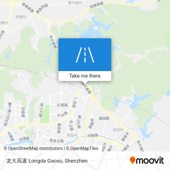 龙大高速 Longda Gaosu map