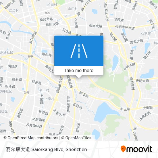赛尔康大道 Saierkang Blvd map