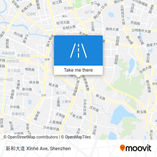 新和大道 Xīnhé Ave map