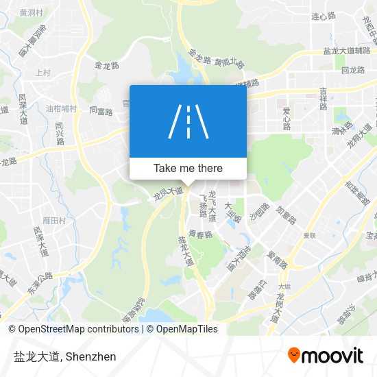 盐龙大道 map