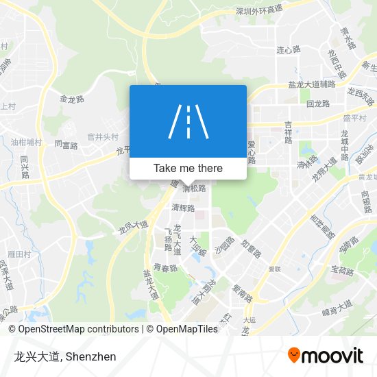 龙兴大道 map