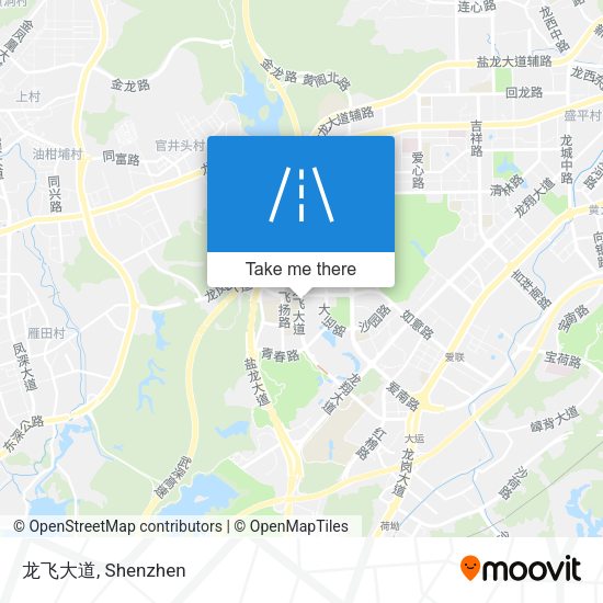 龙飞大道 map
