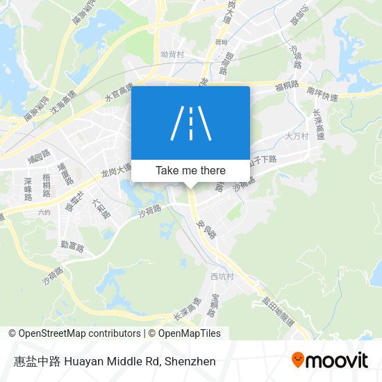 惠盐中路 Huayan Middle Rd map