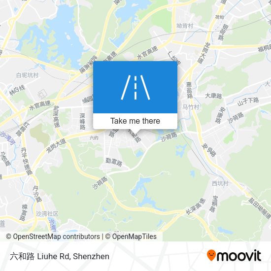 六和路 Liuhe Rd map