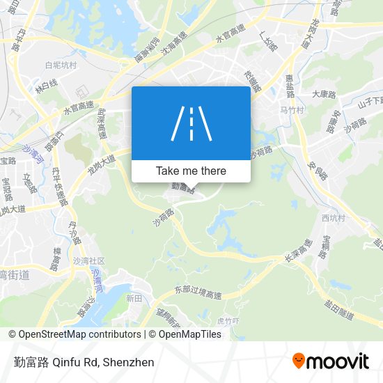 勤富路 Qinfu Rd map