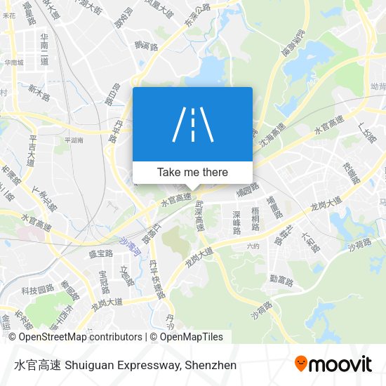 水官高速 Shuiguan Expressway map