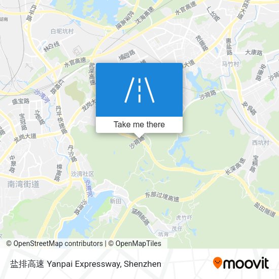 盐排高速 Yanpai Expressway map
