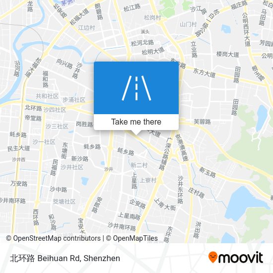 北环路 Beihuan Rd map
