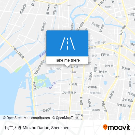 民主大道 Minzhu Dadao map