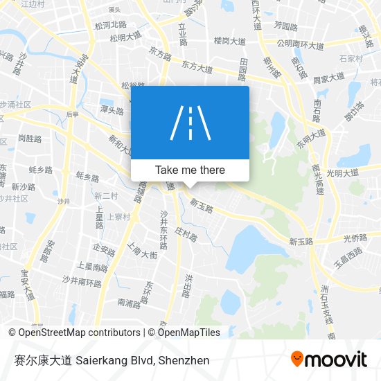 赛尔康大道 Saierkang Blvd map