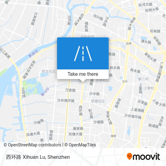 西环路 Xihuan Lu map