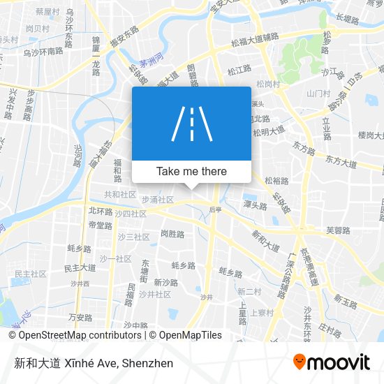 新和大道 Xīnhé Ave map