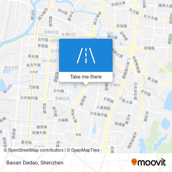 Baoan Dadao map