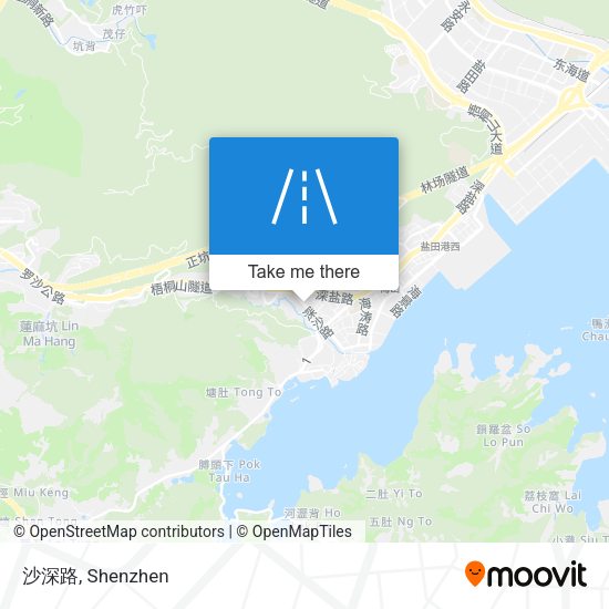 沙深路 map