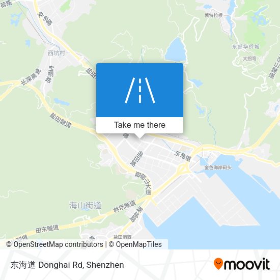东海道 Donghai Rd map