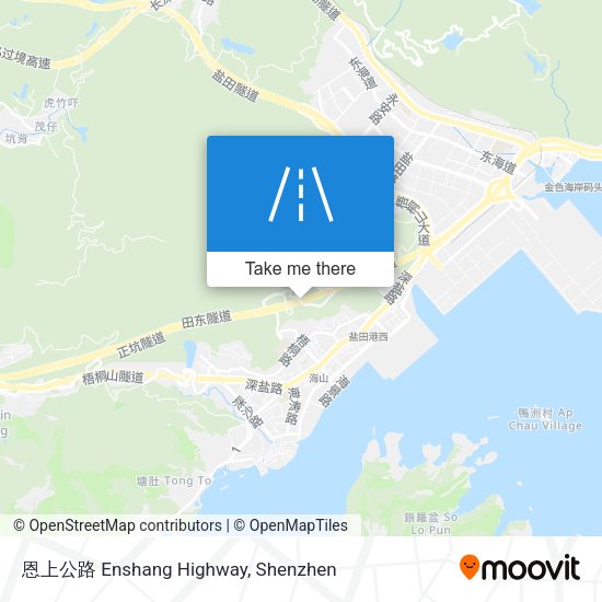 恩上公路 Enshang Highway map