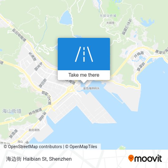 海边街 Haibian St map