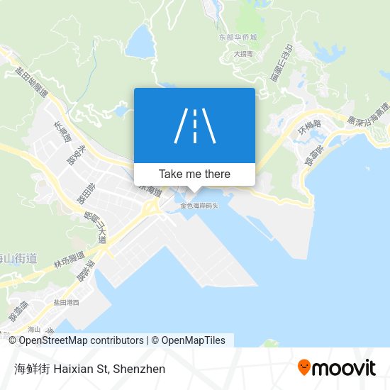 海鲜街 Haixian St map