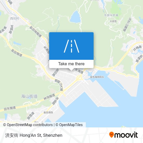 洪安街 Hong'An St map
