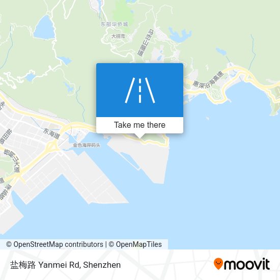 盐梅路 Yanmei Rd map