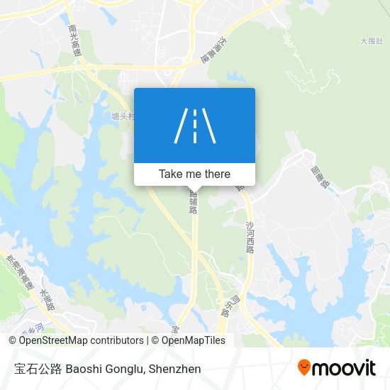 宝石公路 Baoshi Gonglu map