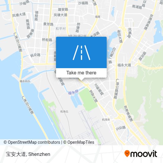 宝安大道 map