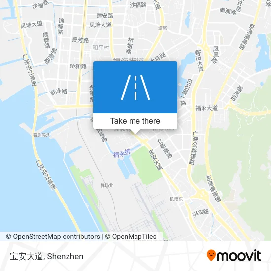 宝安大道 map